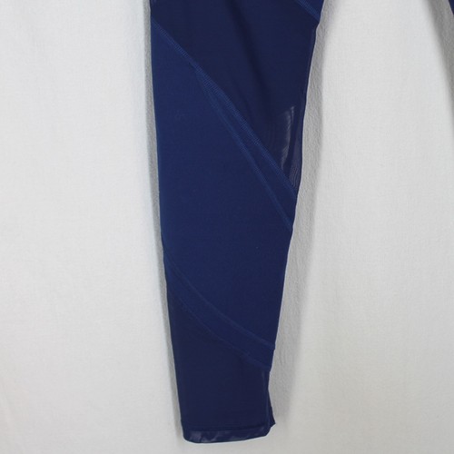 Leggings ajustados Victoria Secret Sport Knockout para mujer talla M paneles de malla azules - Imagen 5 de 5