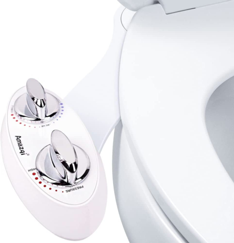 Bidet portable pour toilettes - Bidet siège de toilette attachement avec pression d'eau Co - Photo 1 sur 7