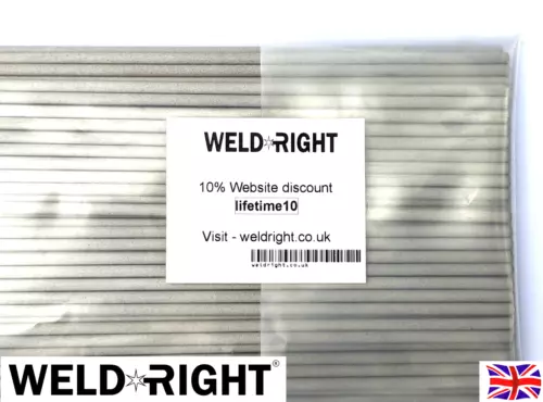 Weld Right® General Purpose E6013 Arc Welding Electrodes Rods 1.6-5.0mm 1-5kg - Picture 2 of 4