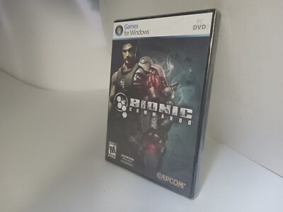 MINT NEW Bionic Commando Game for Windows Vista XP SP2  PC (2009) #P21