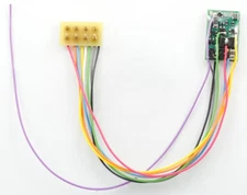 TCS 1400 M4P-1" R HO 4 Function Decoder | 8 Pin Harness | Train Control System