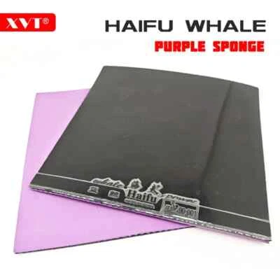 XVT ITTF Approved HAIFU Whale/Shark Purple sponge Table Tennis rubber
