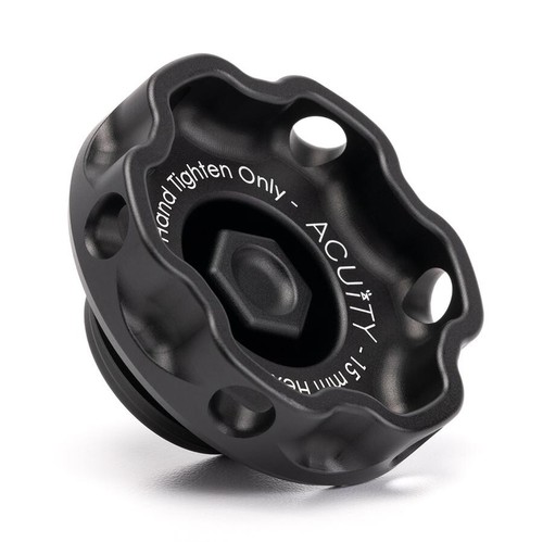 ACUITY PODIUM OIL CAP SATIN BLACK ANODISED FOR HONDA - 第 1/4 張圖片
