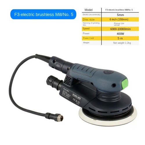 Mini Levigatrice Elettrica Quadrata 70x198mm Levigatrice Brushless Potenza 350W - Foto 9 di 14