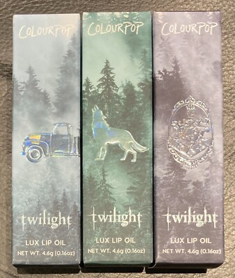 Twilight - Colourpop Lux Lip Oil - Team Jacob, Team Edward & Bells - Neu