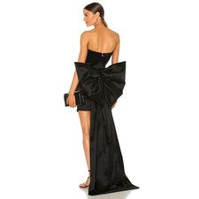 Nookie Adore 2Way Dress in Black Medium New Womens Mini Bow Back