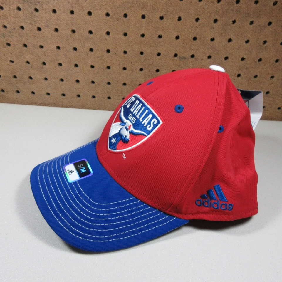 adidas mens FC Dallas nylon  MLS soccer hat S  EUC - Изображение 2 из 4