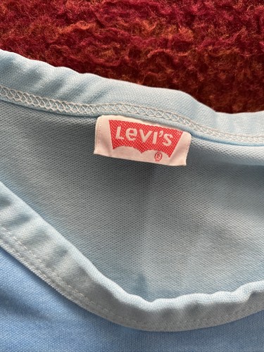 Camiseta vaquera vintage Levi's azul todo el oeste años 70 blanca pestaña occidental - Imagen 2 de 20