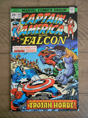 CAPTAIN AMERICA & THE FALCON #194 Marvel Comics 1976 FN/VF w