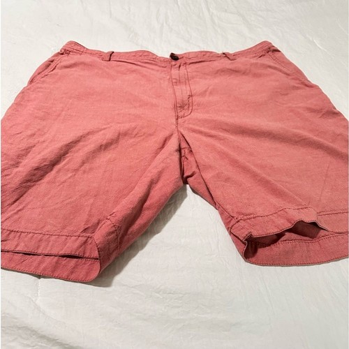 Pantaloncini uomo sportivi di lusso Izod taglia 40/9" cucitura interna cotone colore salmone - Foto 2 di 9