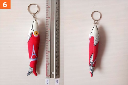 Fabric Animal Charm Keychains: Unique Accessories for Animal Lovers No.1 - Picture 14 of 15