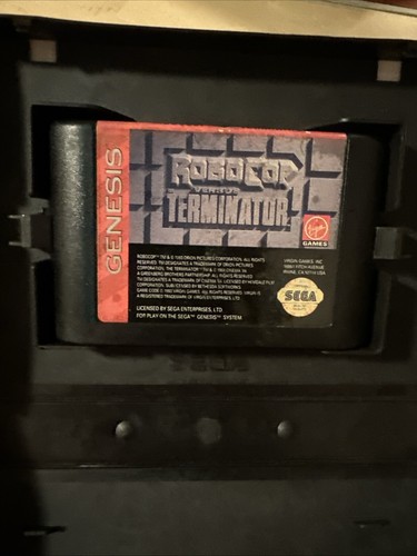 RoboCop vs. The Terminator (Sega Genesis) No Manual Tested Cart Video Game - Picture 12 of 18