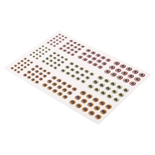 183pcs Fishing Lure Eyes Holographic 3D 3-6mm Artificial Fish Eyes Stickers - Picture 15 of 27