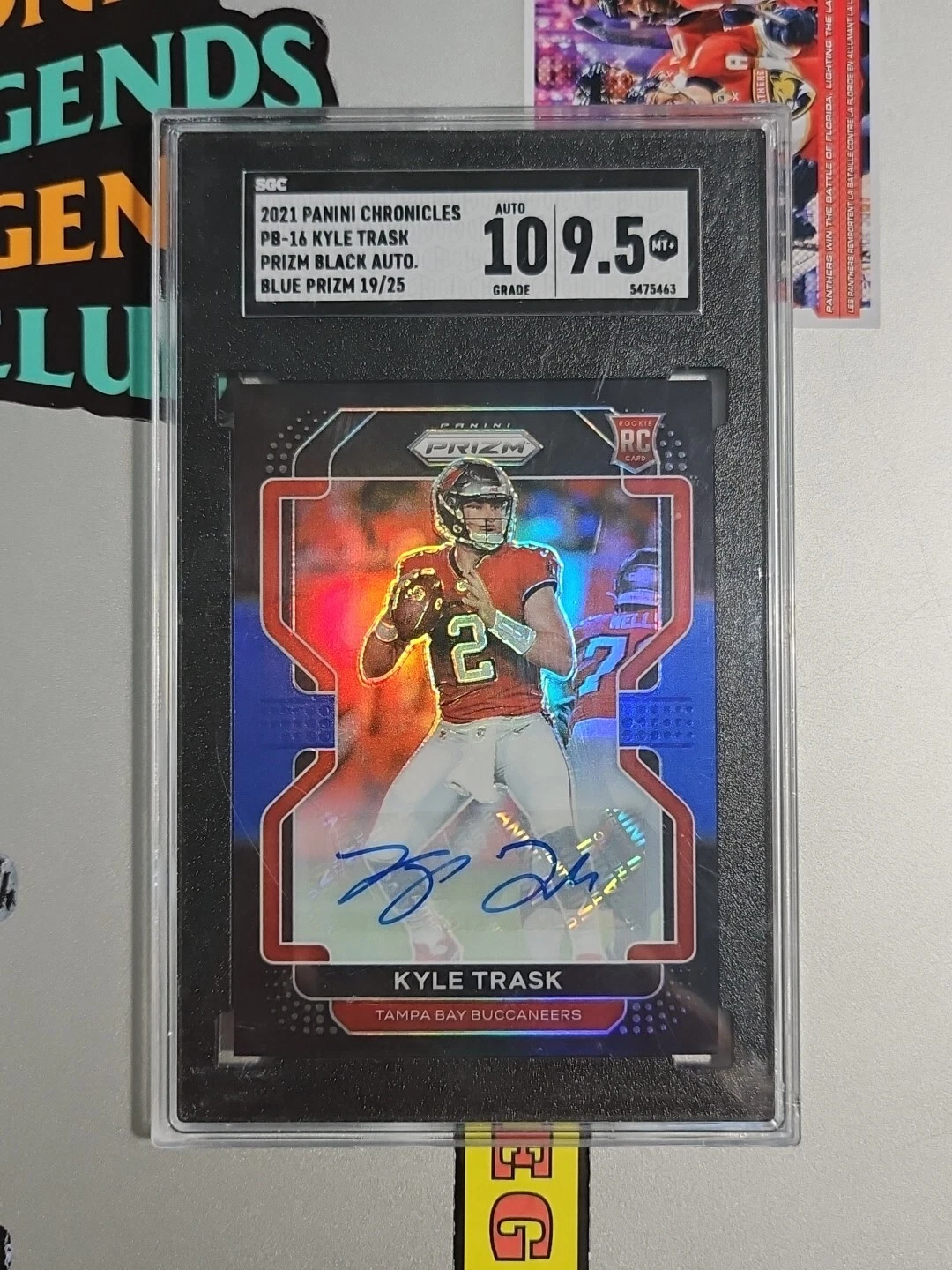 Kyle Trask Panini Chronicles Prizm Black #PB16 Blue