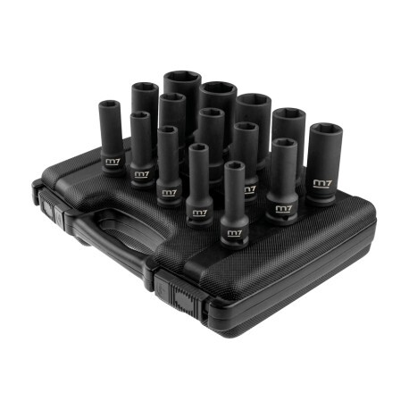 Coffret douilles longues à chocs 1/2 pour changer facilement les pneus et suspensions au garage
