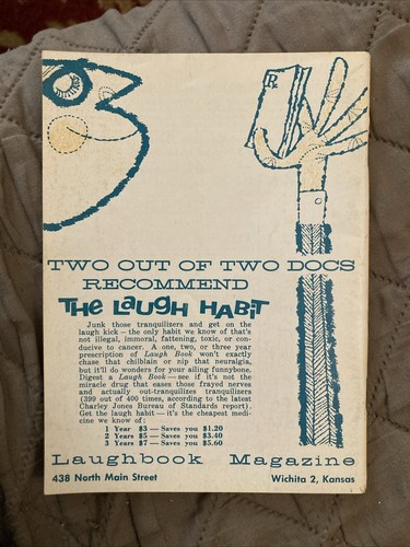 Humor gga Cartoons, Jokes, digest, Laugh Book Magazine, 6/1960, VG+ - Picture 2 of 4