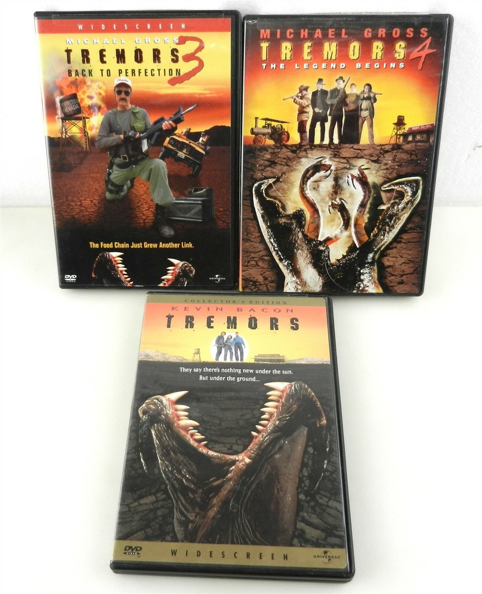 Tremors DVD Movies Widescreen #1 K. Bacon, Fullscreen #3 #4 M