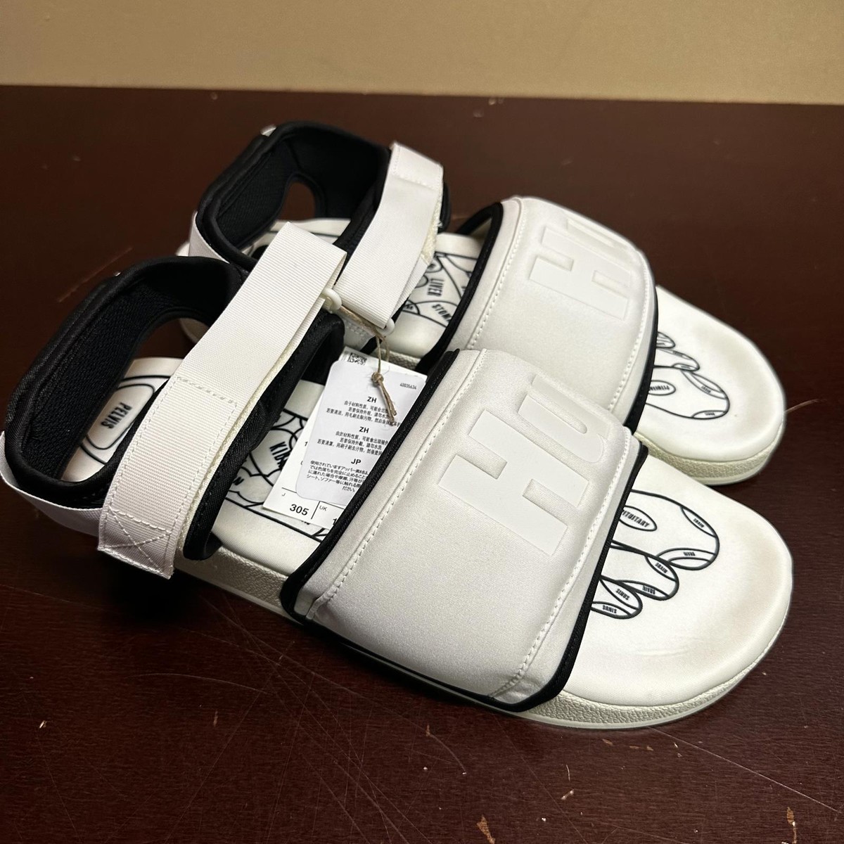 Adidas Adilette 2.0 HU Human Race Pharrell Off White | size 