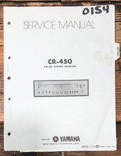 Yamaha CR-450 Receiver Service Manual *Origin...