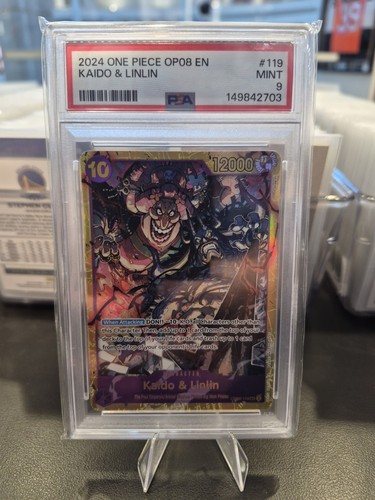 Kaido & Linlin graded PSA 9 for sale on eBay