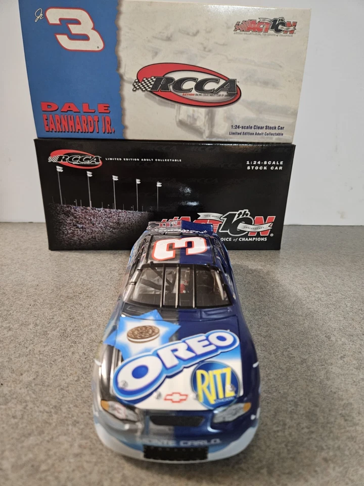 Dale Earnhardt Jr #3 Oreo Ritz 2002 Monte Carlo Action 1:24 CLEAR CAR - Image 2 of 4