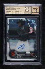 2016 Bowman Chrome Prospect Auto Lucius Fox #CPA-LF BGS 9.5 GEM MINT Auto 8p8