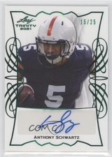 2021 Leaf Trinity Portraits Green Spectrum 15/25 Anthony Schwartz Auto 4z8