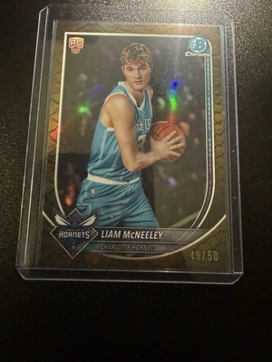 2025-26 Bowman #BCV-29 Liam McNeeley Chrome Reptilian /50￼