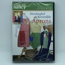 Sewing with Nancy: Newfangled Reversible Aprons DVD 2005 DIY Instructional NEW