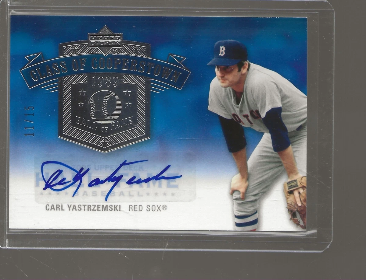 Carl Yastrzemski Autographed Baseball Cards for sale | eBay