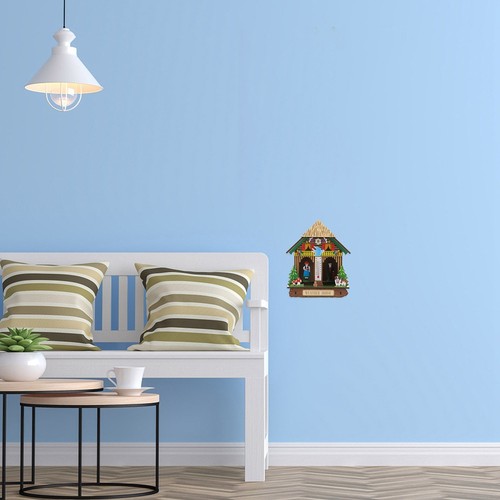 Sunny Rainy Box Accurate Indoor Plastic Hanging Weather Woman Clock F7J23483 - Picture 7 of 9