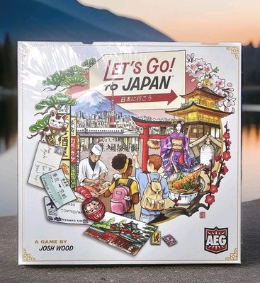 Let's Go! To Japan Board Game AEG StrategyTravel Tokyo Kyoto New! Free Shipping 