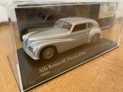 Minichamps 1947 Alfa Romeo 6C Freccia d'Oro Argento Modellauto 1/43 RAR OVP IT