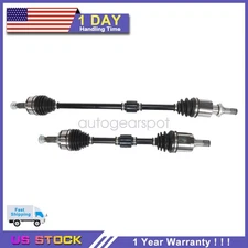 Pair For Honda Civic Auto CVT Trans 2016-2021 Front CV Axle Joint Shaft Assembly