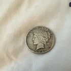 1922 Peace Dollar $1 Silver Coin Circulated US, 0.9 Fineness, Uncertified
