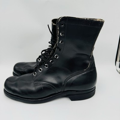 VTG Brown Shoe Co Vietnam Era Combat Jump Boots Sz 11R BF  display picture 1