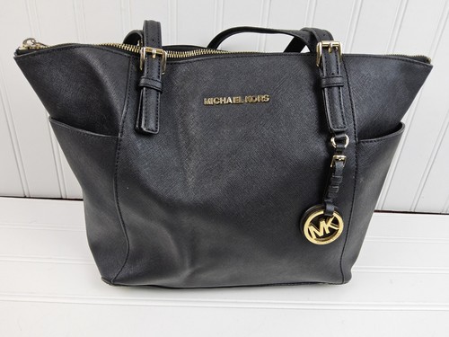 Michael Kors MK Double Handle Tote Shoulder Handbag Purse - Picture 2 of 11