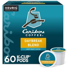 Caribou Coffee Daybreak Blend Keurig K-Cup Coffee Pods, 60ct. Best By 08/2026