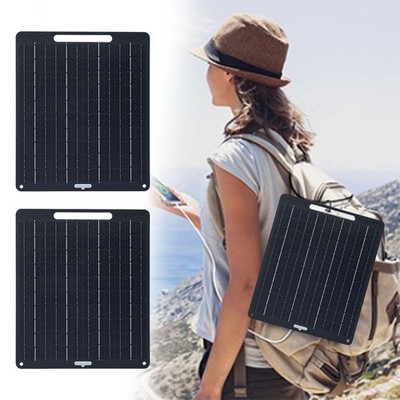 10W Outdoor Solar Ladegerät Set flexibel 265x222mm für Camping Backpacking