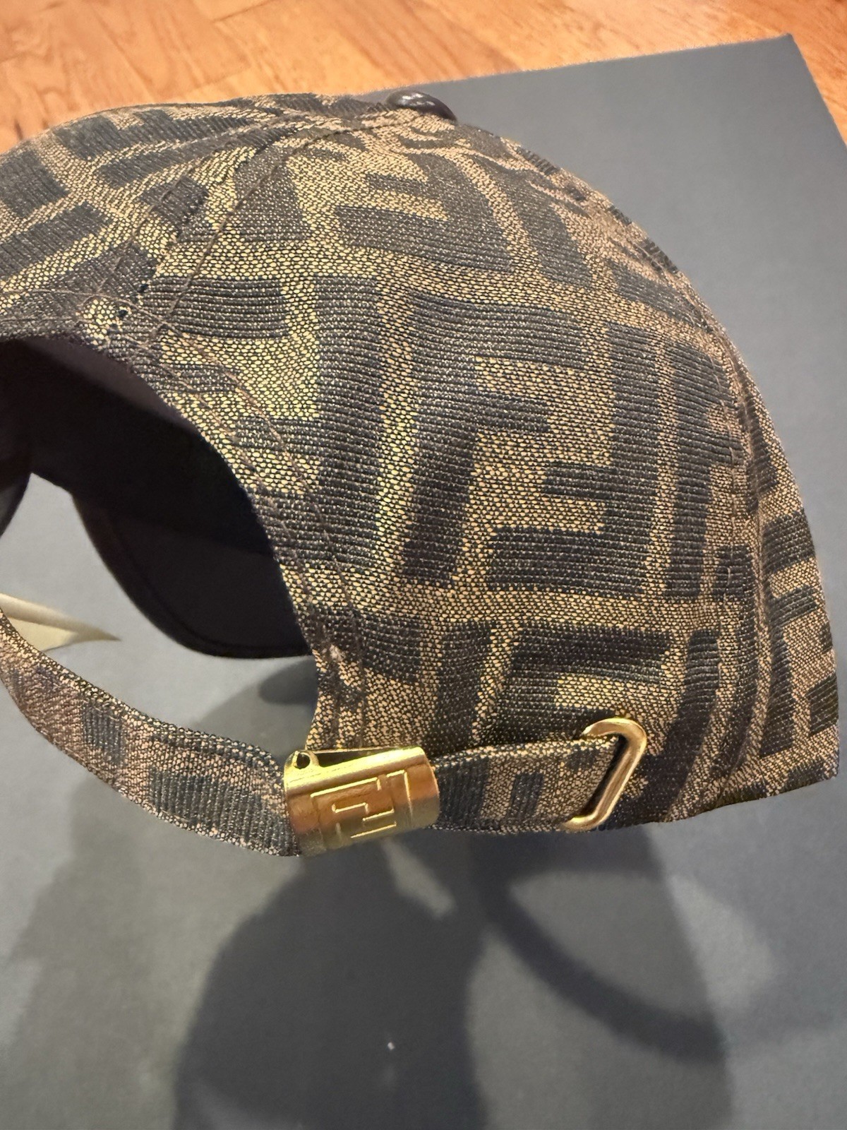 Fendi Monogram Brown Adjustable Baseball Cap Desi… - image 3