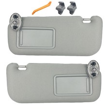 Pair of Left and Right Sun Visor with Holders for Toyota Corolla 2009 2010 2011