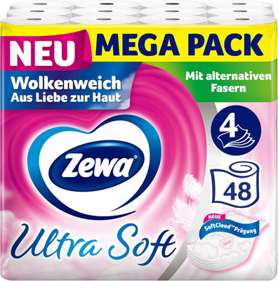 ZEWA Ultra Soft Toilettenpapier 48 rollen