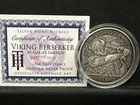 1 Oz Silver Hobo Nickel VIKING BERSERKER Antique Finish Round w/Capsule COA