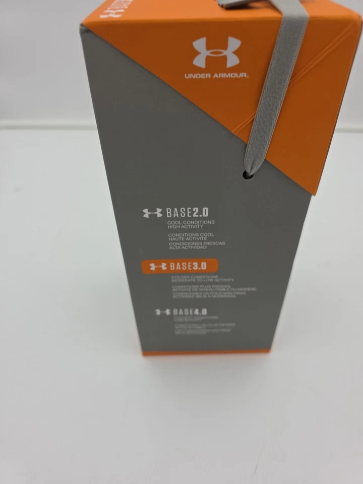 Capa base Under Armour para mujer Base 3.0 clima frío Crew negra Coldgear Foto 2 de 4