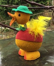 Altes Osterküken Pappe mit venezianischen Ta...