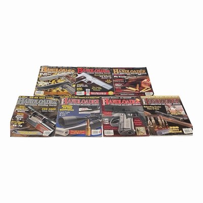 Lot of 7 Handloader Ammunition Reloading Journal Magazines 2008-2015 Gun Rifle