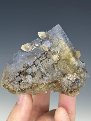 Fluorite, Denton Mine, Harris Creek, Hardin County, Illinois, USA
