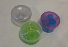 Munchkin Baby Formula Powder Snack Dispenser Container Lot Of 3