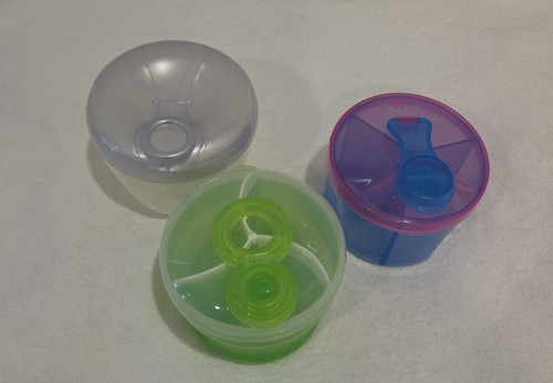 Munchkin Baby Formula Powder Snack Dispenser Container Lot Of 3