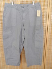 Women's Universal Thread Size 17 Mid-Rise Barrel Leg Cargo Pants